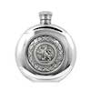 Flasque étain ronde Lion SG263 180ml English Pewter Company