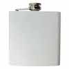 Flasque White Gloss 180ml UK Hip Flasks