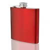 Flasque inox Red Metallic 180ml UK Hip Flasks