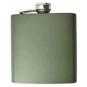 Flasque Army Green 180ml UK Hip Flasks