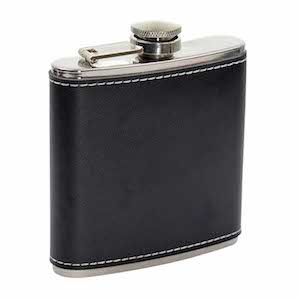 Flasque inox cuir 163 180ml UK Hip Flasks