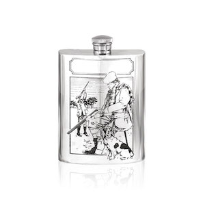 Flasque étain Chasseur SF202 180ml English Pewter Company