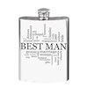 Flasque étain Best Man WD526 180ml English Pewter Company